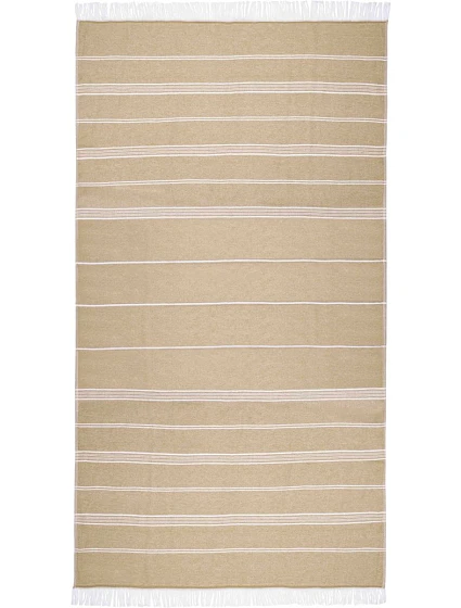The One Towelling Recycled Hamam Towel Hamam ručník "Recycled" 48.1059 beige The One Towelling Recycled Hamam Towel Hamam ručník "Recycled" 48.1059 beige
