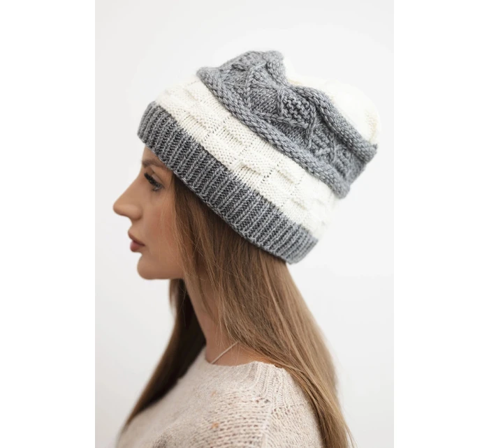 Čepice s rolováním Magda K293 camel