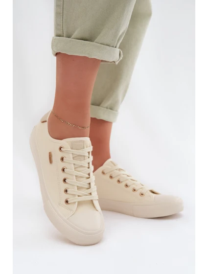 Dámské tenisky Big Star model 22016655 Světle béžové - Big Star Shoes