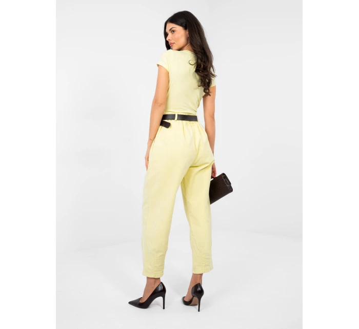 Kalhoty MI SP 2690.00 světle žluté Kalhoty MI SP 2690.00 světle žluté
