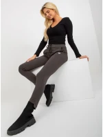 Teplákové kalhoty RV DR 8370.00 khaki barva Teplákové kalhoty RV DR 8370.00 khaki barva