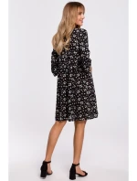 M521 Šaty s nařasenými rukávy - model 8