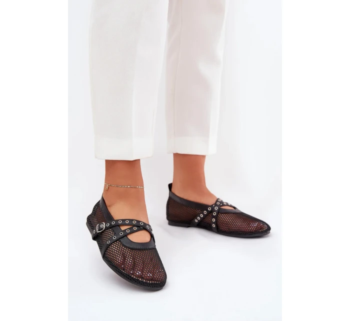 Balerinky P-1416 černé - Step in style