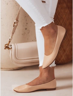 béžové dámské baleríny s hroty Dstreet model 21984747 - FashionStreet