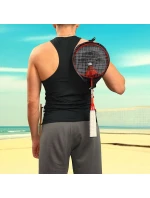 BADMINTONOVÁ SADA V KUFŘÍKU ČERVENÁ ORANŽOVÁ ENERO 105