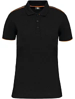 WK WK 271 Dámské pracovní piqué polo "Day-to-Day" 20.W271 black/orange WK WK 271 Dámské pracovní piqué polo "Day-to-Day" 20.W271 black/orange