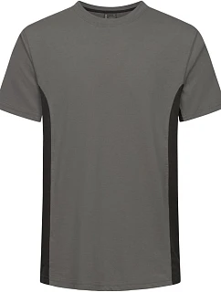 Promodoro 3590 Unisex kontrastní pracovní tričko - EXCD 40.3590 steel grey/charcoal