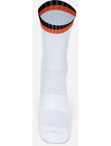 Mr. Socks L 05006 Tenisové ponožky "Two Tone" 88.5006 white/black/orange Mr. Socks L 05006 Tenisové ponožky "Two Tone" 88.5006 white/black/orange