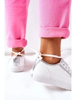 Dámské Kožené Tenisky BIG STAR model 21559778 Bílé - Big Star Shoes