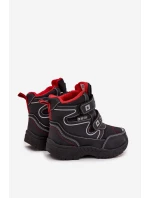 Zateplené Dětské Sněhule Trapery Big Star OO374048 Tmavě modré Zateplené Dětské Sněhule Trapery Big Star OO374048 Tmavě modré