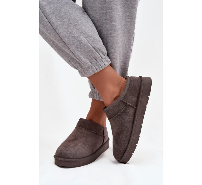 Dámské sněhule s teplou podšívkou tmavě šedé Serenne Dámské sněhule s teplou podšívkou tmavě šedé Serenne