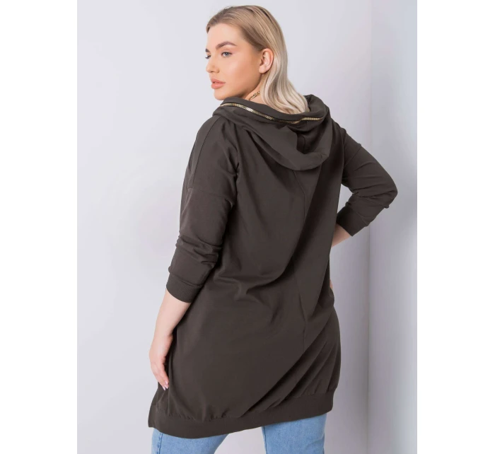 Mikina RV BL 6464.46P tmavá khaki