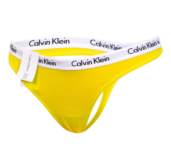Calvin Klein Tanga kalhotky 0000D1617E Neon Yellow