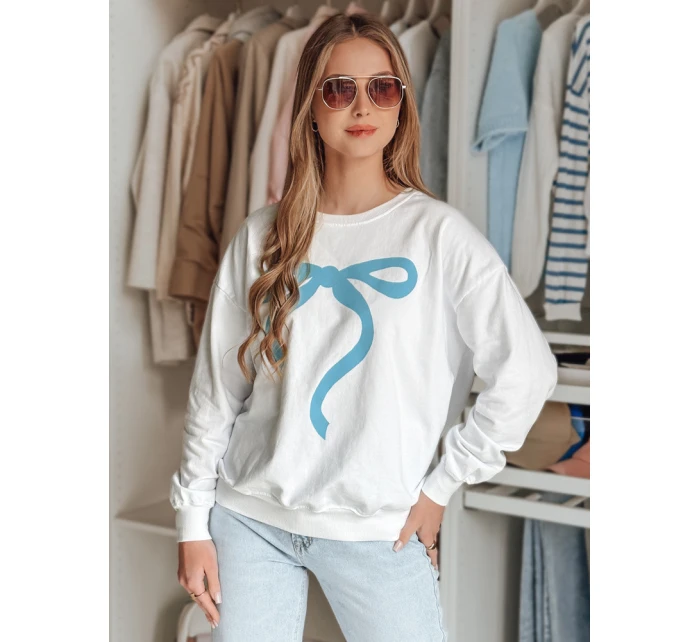 Dámská oversize mikina SOFTTIE bílá FashionStreet BY1376