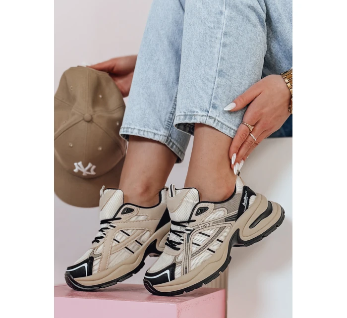 MODERMAX khaki dámské tenisky FashionStreet ZY0899 MODERMAX khaki dámské tenisky FashionStreet ZY0899