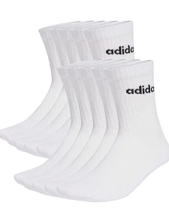 Cushioned Linear Crew ponožky 10 párů bílé model 22151021 - ADIDAS