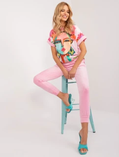 Komplet DHJ KMPL  jasny różowy model 19709143 - FPrice