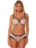 Dámská podprsenka  Béžová s černou  model 20482115 - Gaia