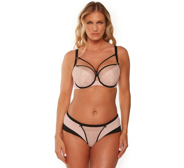 Dámská podprsenka  Béžová s černou  model 20482115 - Gaia