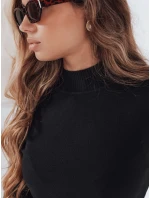 Dámský svetr s polovičním rolákem black Dstreet model 21990921 - FashionStreet
