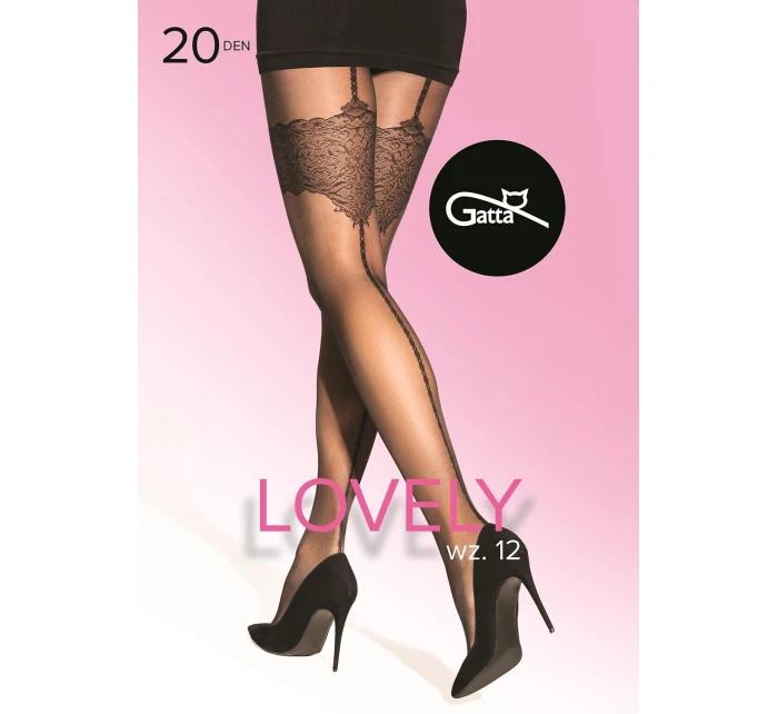 Gatta Lovely punčocháče š.12 20 den 2-4 Gatta Lovely punčocháče š.12 20 den 2-4