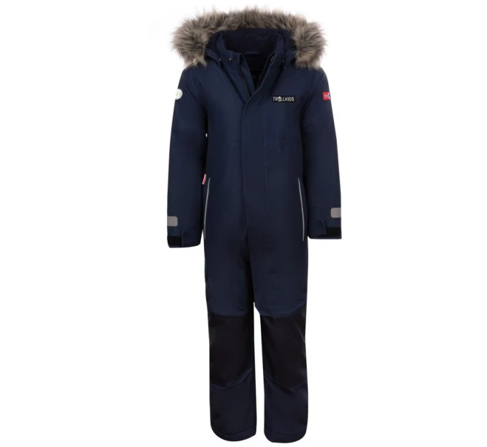 Dětská zimní kombinéza Trollkids Kids Kirkenes Snowsuit sportovní černá (387-100) Dětská zimní kombinéza Trollkids Kids Kirkenes Snowsuit sportovní černá (387-100)