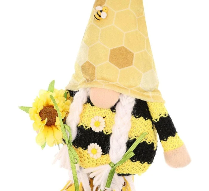 GHOST GNOM BABY 25CM IN TRAMPS SPRING DECORATION dětské