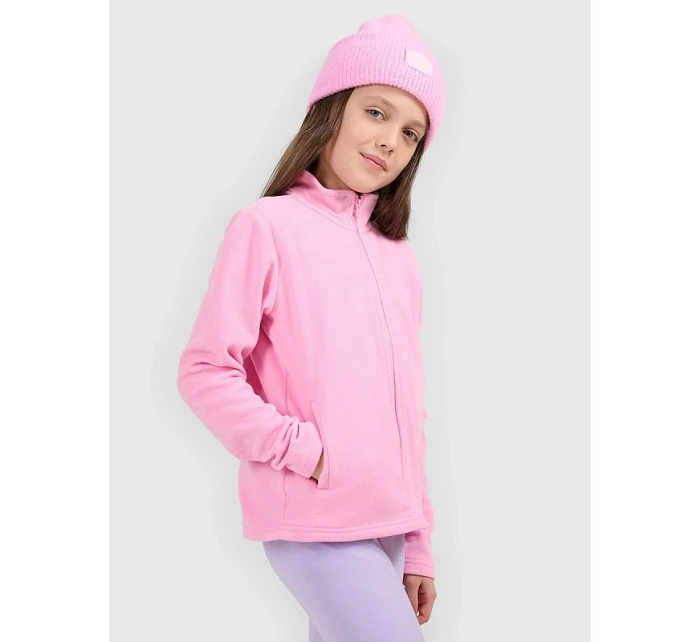 Dívčí fleece s kapucí model 22071473 - 4F
