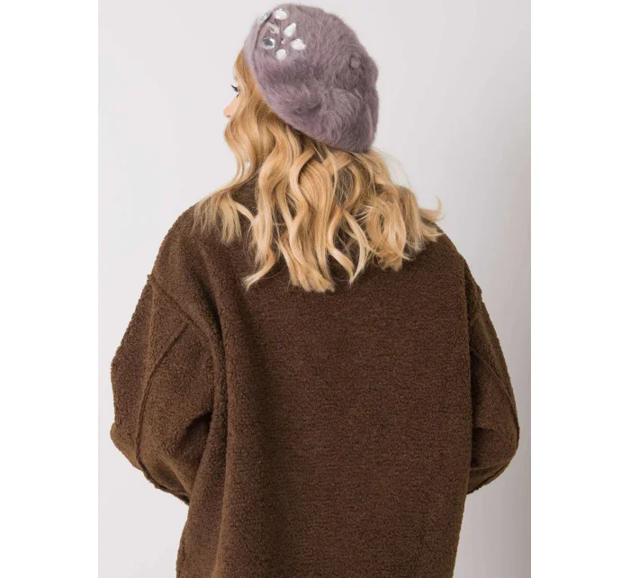 Dámská čepice BF38834 1 tmavě fialová Dámská čepice BF38834 1 tmavě fialová