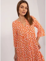Šaty D73771M30214K oranžová Šaty D73771M30214K oranžová