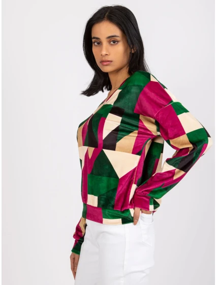 Halenka DHJ BZ 6550.74P tmavě zelená