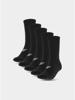 Pánské ponožky casual (5-pack) 4FSS23USOCM146-20S černé - 4F