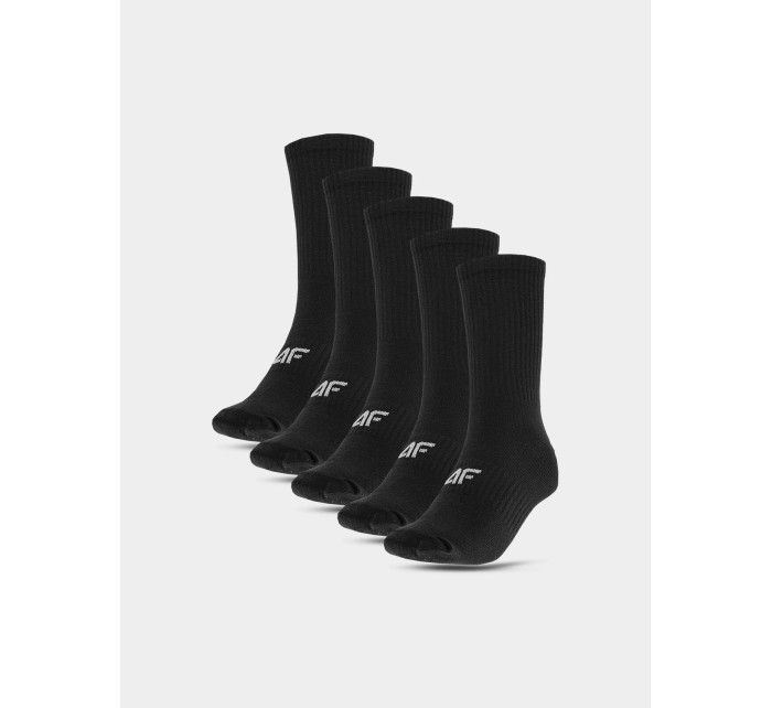 Pánské ponožky casual (5-pack) 4FSS23USOCM146-20S černé - 4F