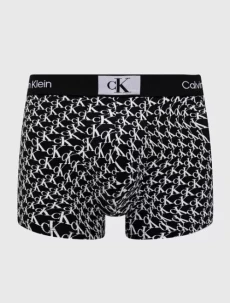 Pánské boxerky NB3403A ACR černá/bílá - Calvin Klein