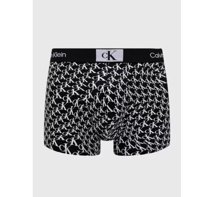 Pánské boxerky NB3403A  ACR černá/bílá - Calvin Klein