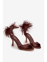 Sandály na podpatku model 222265 Step in style Sandály na podpatku model 222265 Step in style