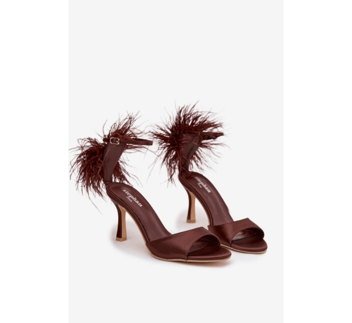 Sandály na podpatku model 222265 Step in style Sandály na podpatku model 222265 Step in style