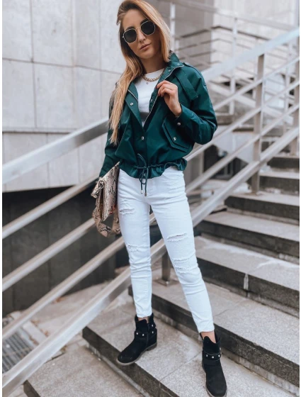 Dámská bunda bomber zelená Dstreet model 21963636 - FashionStreet