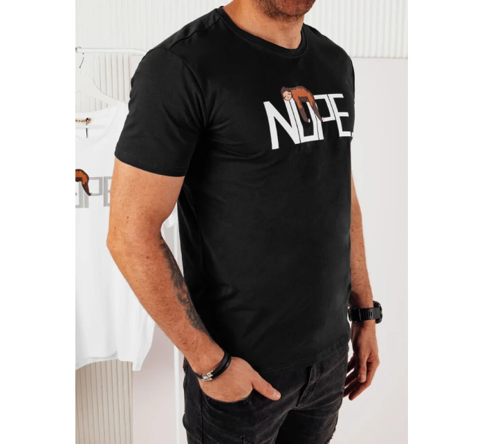 Pánské tričko s potiskem černé Dstreet model 21973227 - FashionStreet