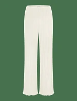 Versatile Rib Straight Trousers - Silk White - TRIUMPH Silk White - TRIUMPH