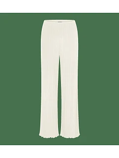 model 22294107 Rib Straight Trousers Silk White  Silk White - Triumph