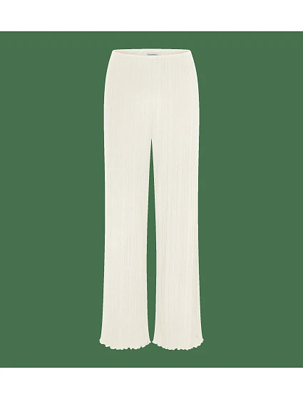 model 22294107 Rib Straight Trousers Silk White Silk White - Triumph model 22294107 Rib Straight Trousers Silk White Silk White - Triumph