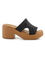 Žabky Crocs Brooklyn Woven Slide Heel W 209979-001 Žabky Crocs Brooklyn Woven Slide Heel W 209979-001