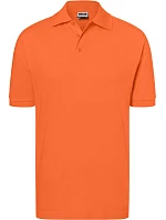 JN 70 Piqué polo model 22442025 dark orange - Daiber