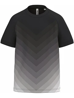 Kariban ProAct PA 4048 Dětské sportovní tričko s barevným gradientem 20.4048 black