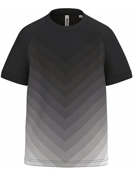Kariban ProAct PA 4048 Dětské sportovní tričko s barevným gradientem 20.4048 black Kariban ProAct PA 4048 Dětské sportovní tričko s barevným gradientem 20.4048 black