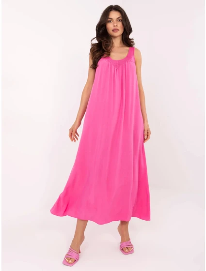 Dámské šaty model 21998291 růžové - FPrice Dámské šaty model 21998291 růžové - FPrice