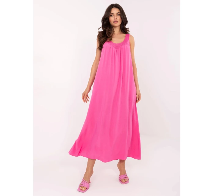 Dámské šaty model 21998291 růžové - FPrice Dámské šaty model 21998291 růžové - FPrice