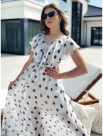 maxi šaty světle šedé Dstreet model 21978071 - FashionStreet