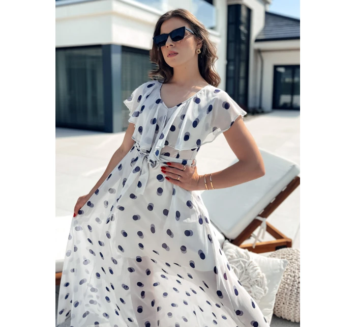 maxi šaty světle šedé Dstreet model 21978071 - FashionStreet